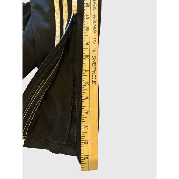 Adidas Athletic Training Pants Men Small Pull On Gym Jogger Black White 3 Stripe - Picture 12 of 16